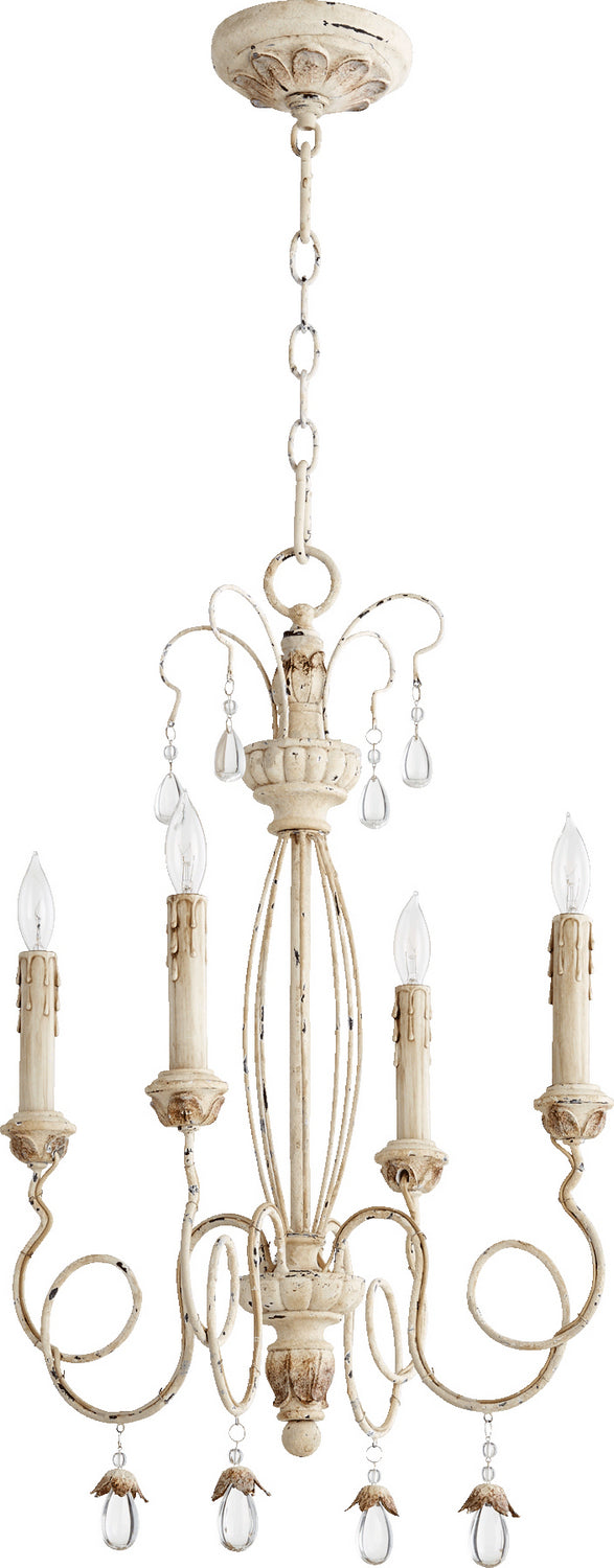 Quorum Venice 6044-4-70 Chandelier Light - Persian White