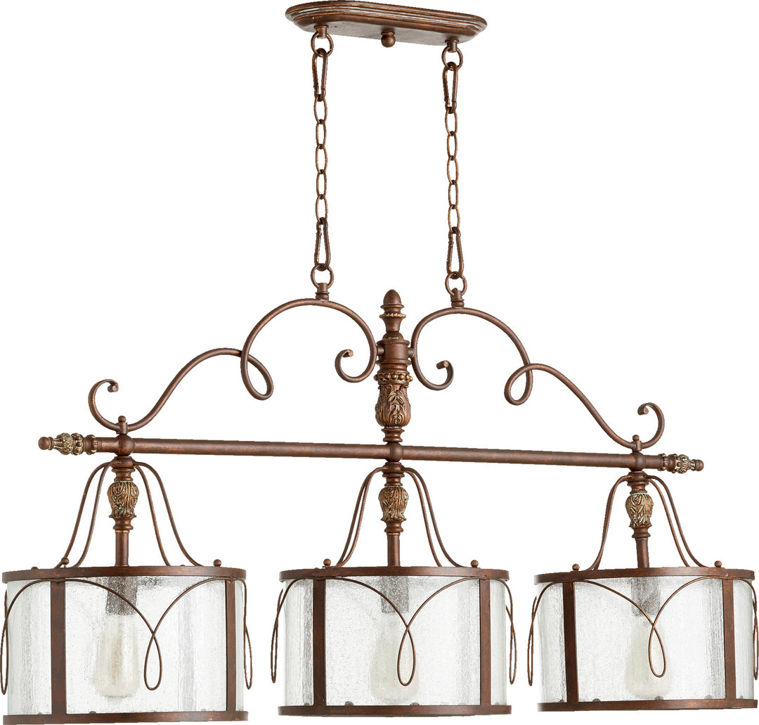 Quorum Salento 6506-3-39 Pendant Light - Vintage Copper