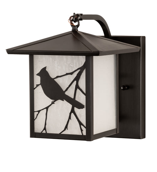 Meyda Tiffany Lighting 63433 Seneca One Light Wall Sconce Outdoor Bronze / Dark