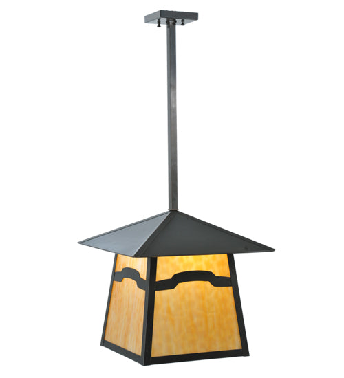 Meyda Tiffany Lighting 63524 Stillwater One Light Pendant Outdoor Bronze / Dark