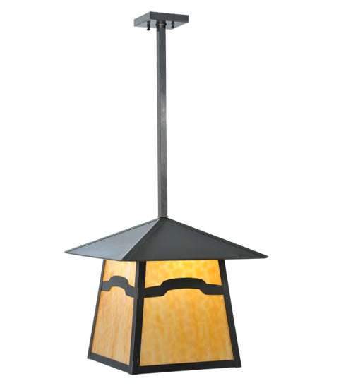 Meyda Tiffany Lighting 63524 Stillwater One Light Pendant Outdoor Bronze / Dark