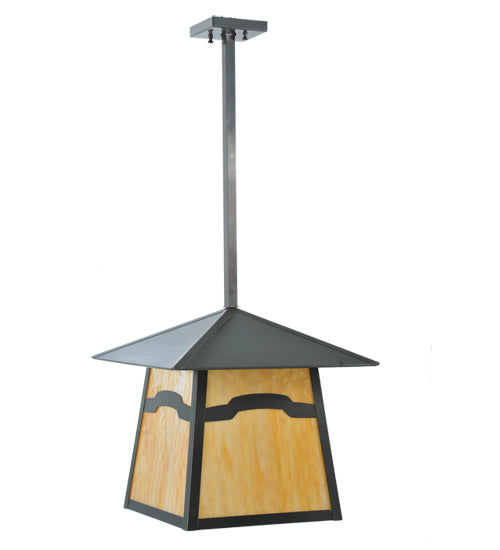 Meyda Tiffany Lighting 63524 Stillwater One Light Pendant Outdoor Bronze / Dark