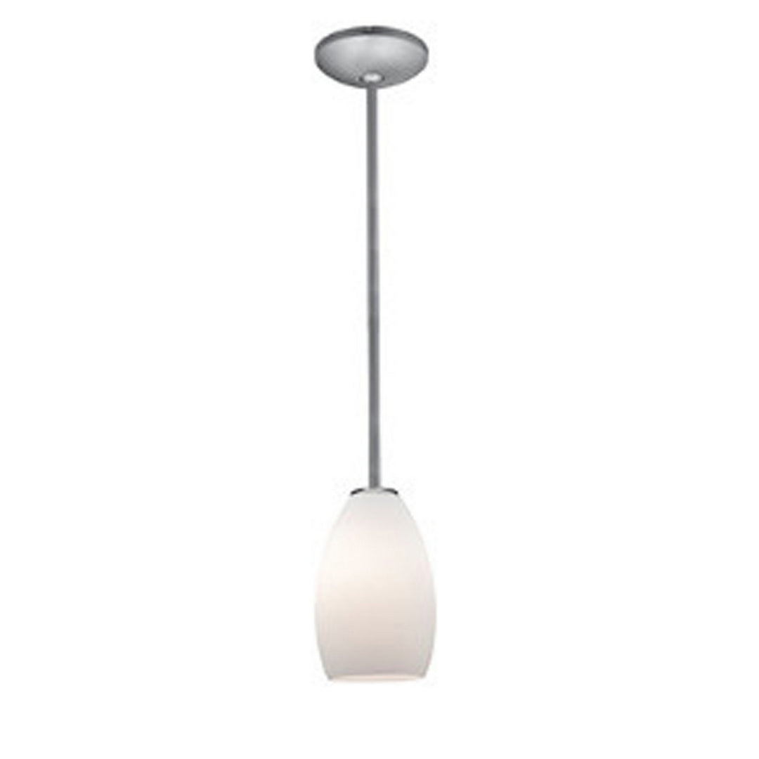 Access Champagne 28012-1R-BS/OPL Pendant Light - Brushed Steel