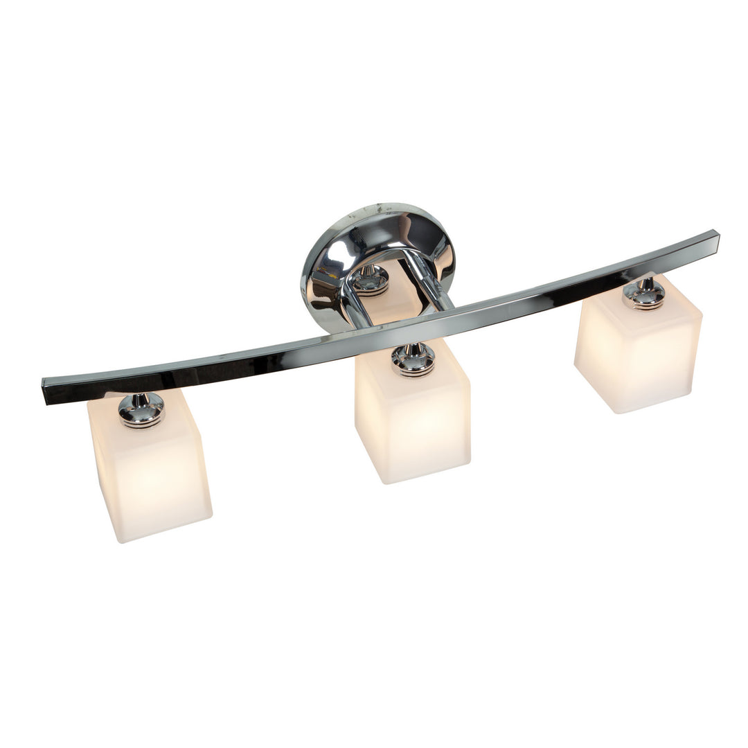 Access Sydney SQ 63813-18-MC/OPL Bath Vanity Light 22 in. wide - Matte Chrome