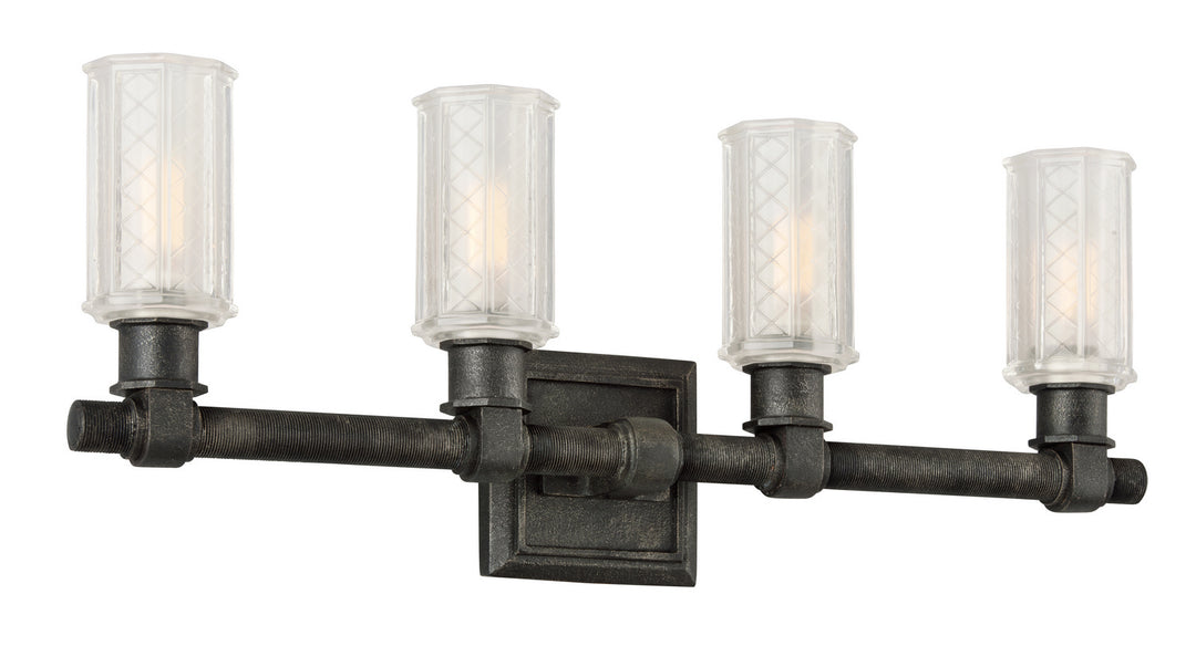 Troy Vault B4234 Bath Vanity Light 24 in. wide - Aged Pewter