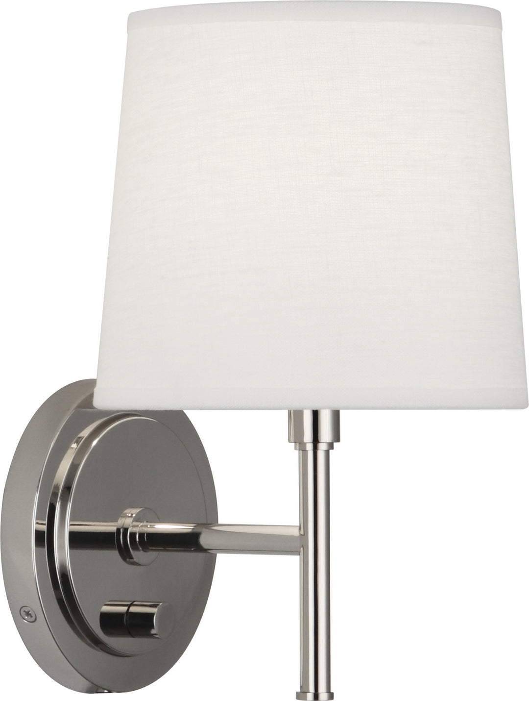 Robert Abbey Bandit S349 Wall Sconce Light - Polished Nickel