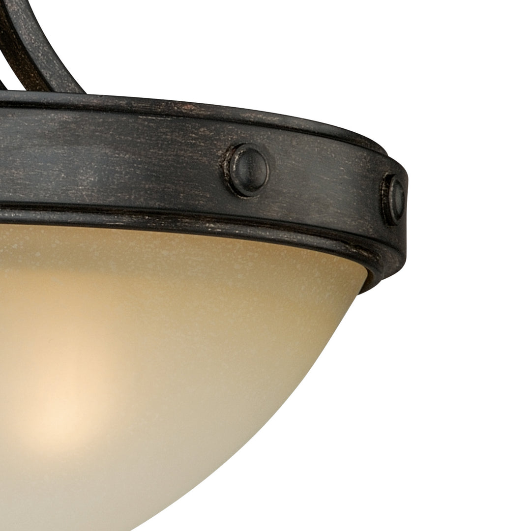 Vaxcel Halifax C0077 Ceiling Light - Black Walnut