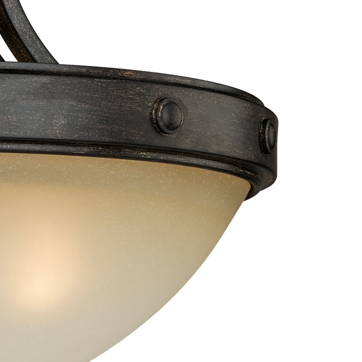Vaxcel Halifax C0077 Ceiling Light - Black Walnut