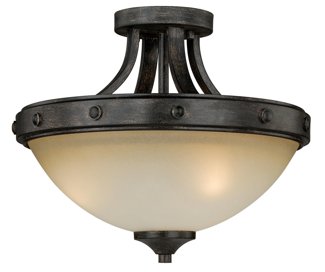 Vaxcel Halifax C0077 Ceiling Light - Black Walnut