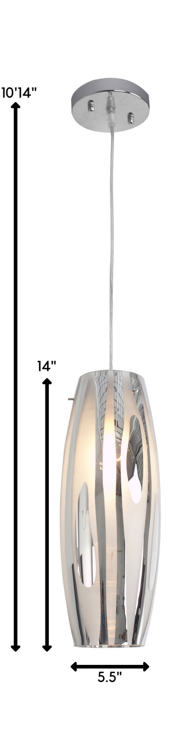 Varaluz Chroman Empire AC1070 Pendant Light - Chrome