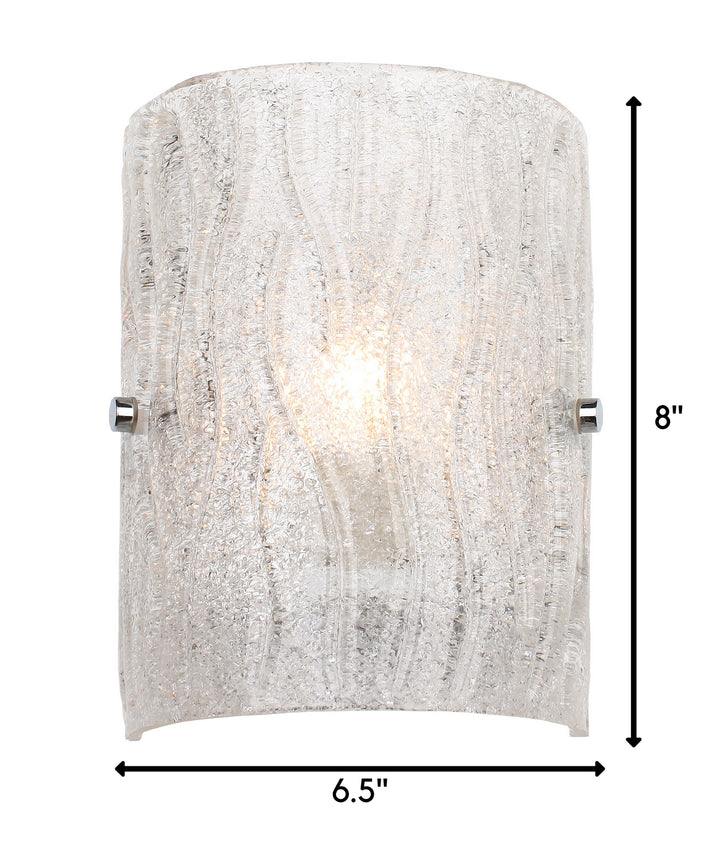 Varaluz Brilliance AC1101 Wall Sconce Light - Chrome