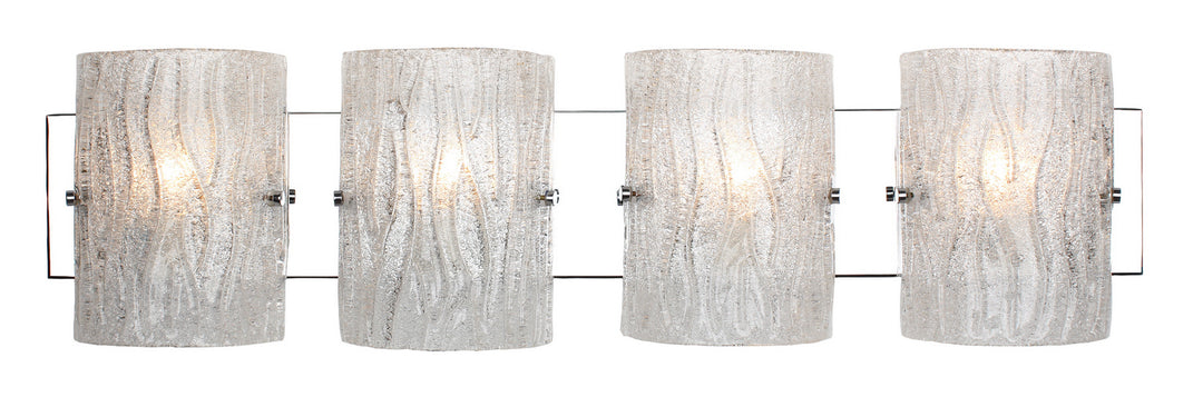 Varaluz Brilliance AC1104 Bath Vanity Light 32 in. wide - Chrome