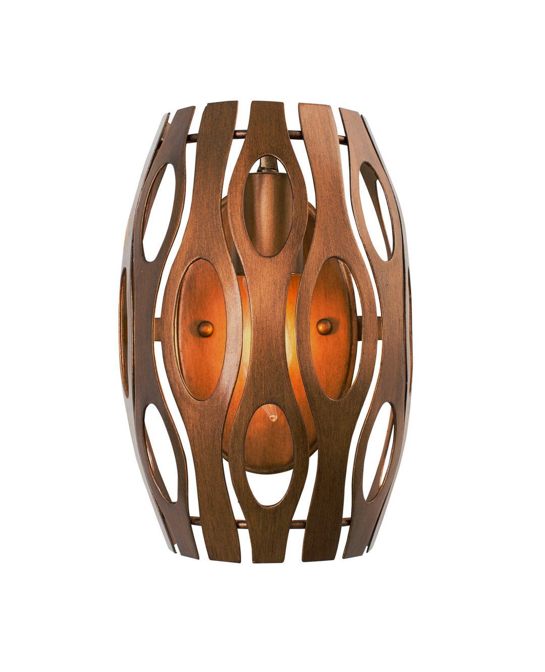 Varaluz Masquerade 149W01HO Wall Sconce Light - Hammered Ore