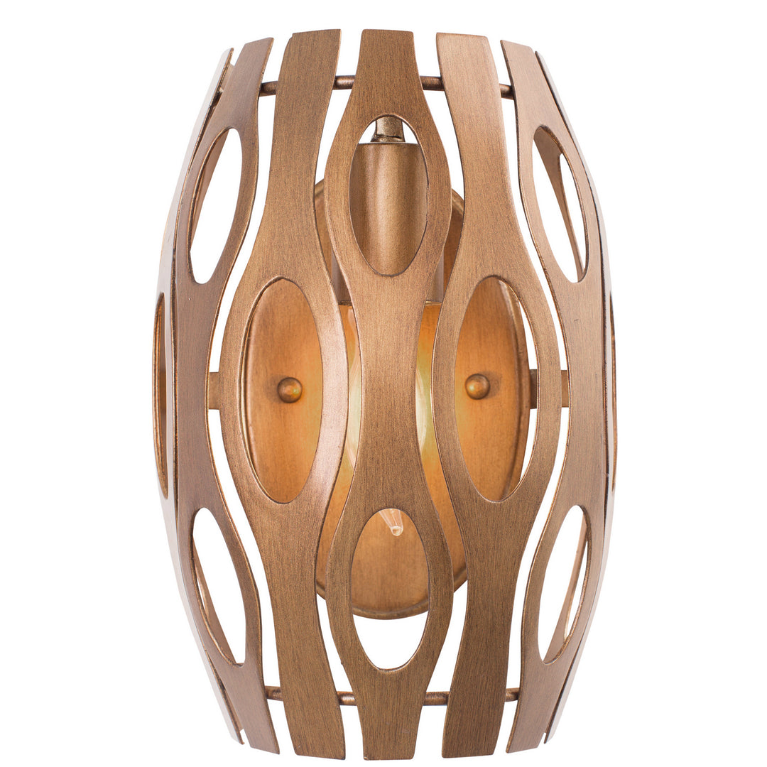 Varaluz Masquerade 149W01HO Wall Sconce Light - Hammered Ore