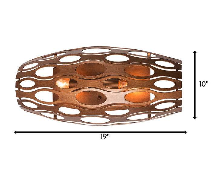 Varaluz Masquerade 149W02HO Wall Sconce Light - Hammered Ore