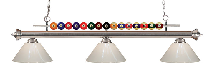 Z-Lite Shark 170BN-PWH Pendant Light - Brushed Nickel