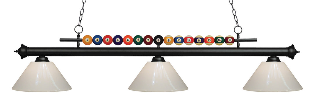Z-Lite Shark 170MB-PWH Pendant Light - Matte Black