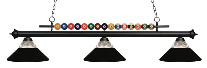 Z-Lite Shark 170MB-RMB Pendant Light - Matte Black