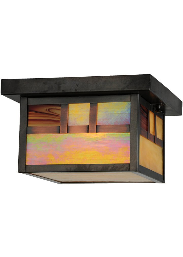 Meyda Tiffany Hyde Park 141353 Ceiling Light - Craftsman Brown