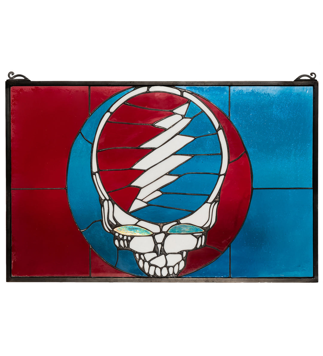 Meyda Tiffany Lighting 141459 Greatful Dead Window Mirror Multicolored