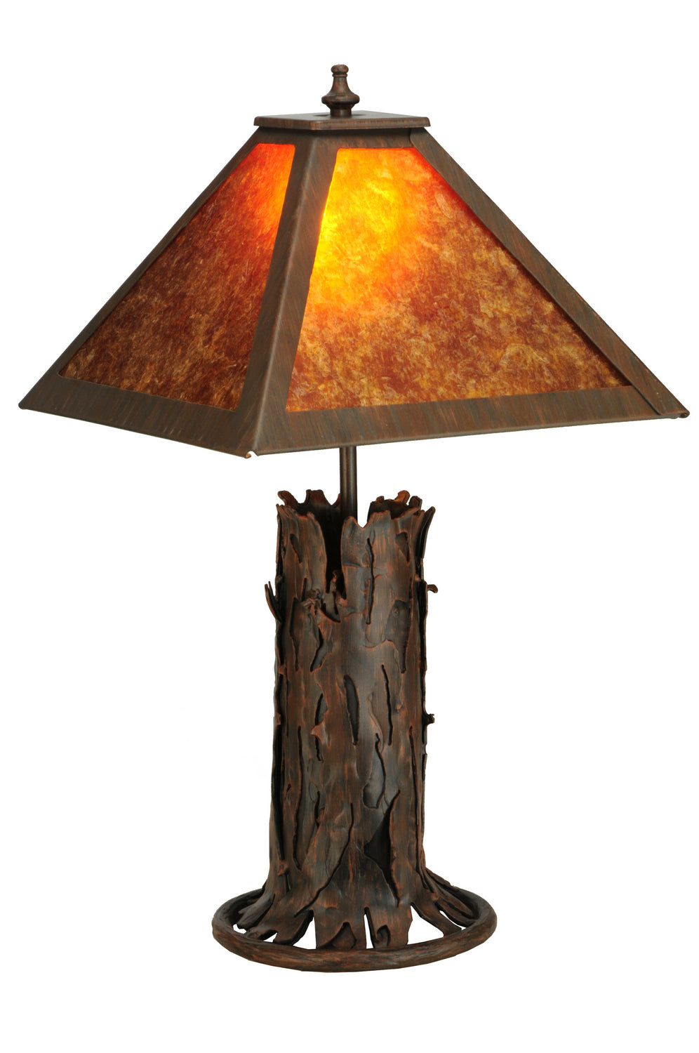 Meyda Tiffany Lighting 141532 Bungalow One Light Accent Lamp Lamp Bronze / Dark