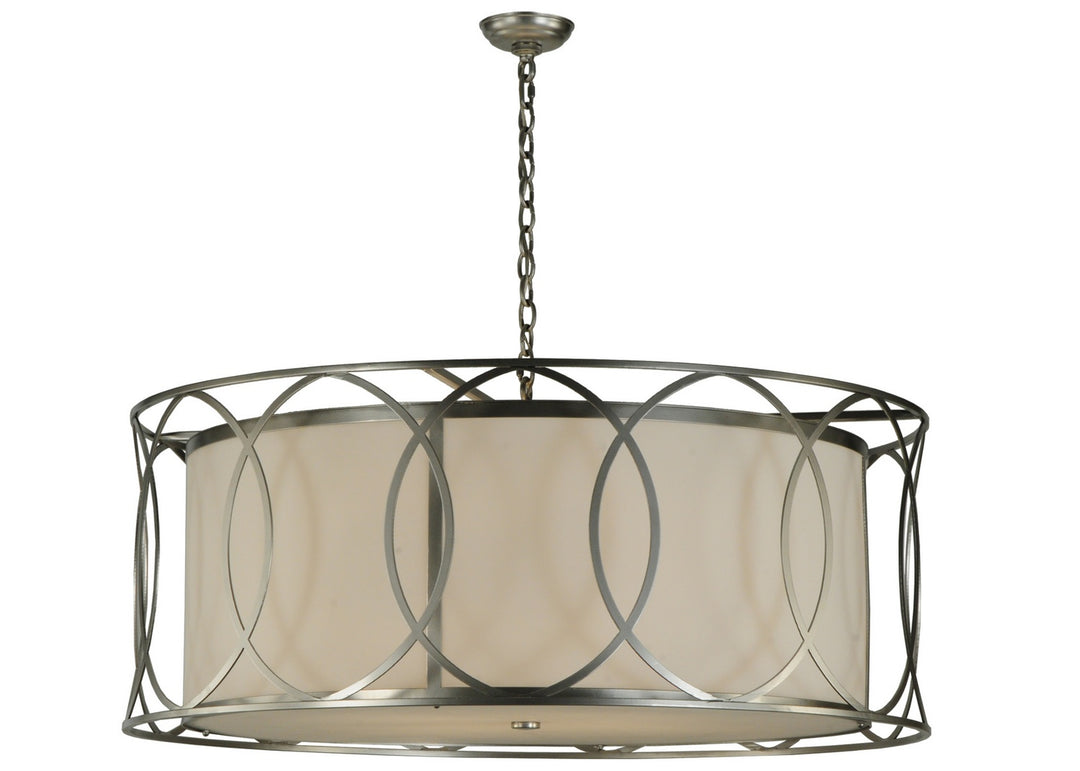 Meyda Tiffany Cilindro 141660 Chandelier Light - Nickel