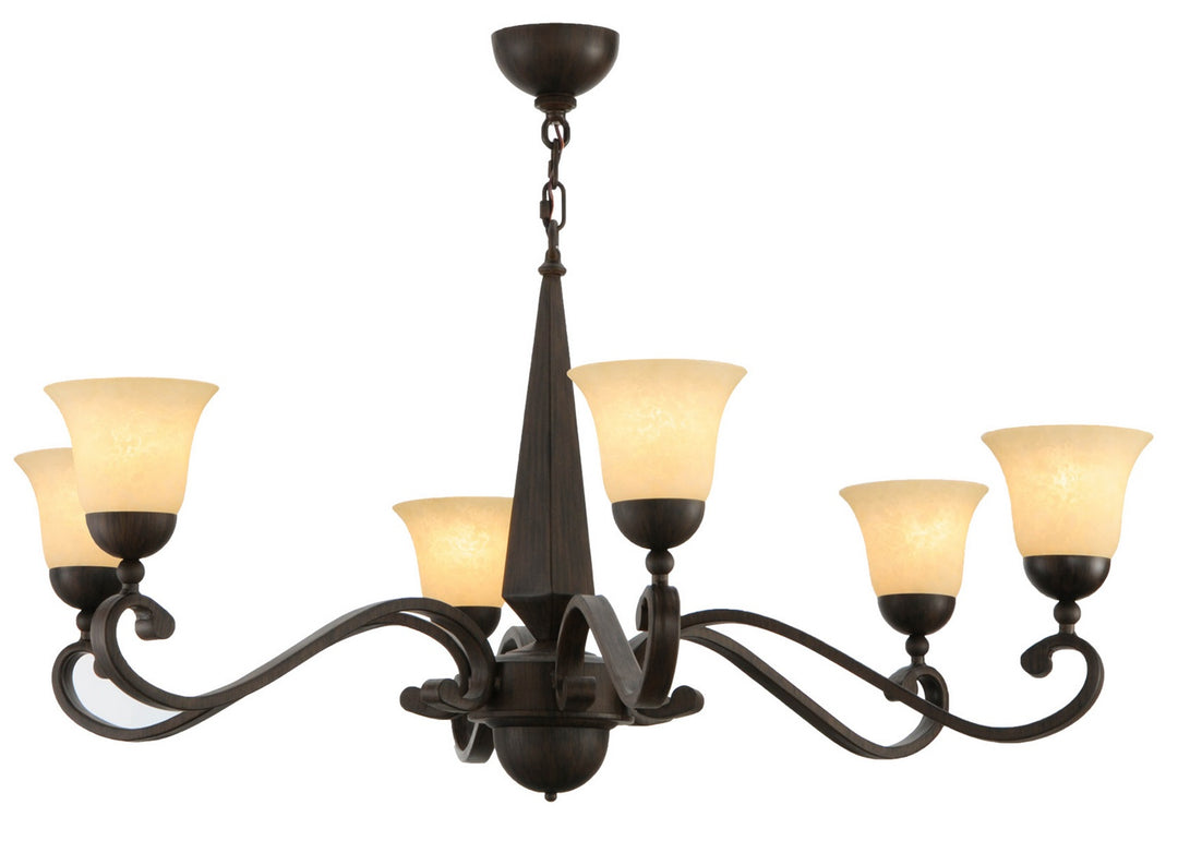 Meyda Tiffany Muirfield 141664 Chandelier Light - Rust,Custom