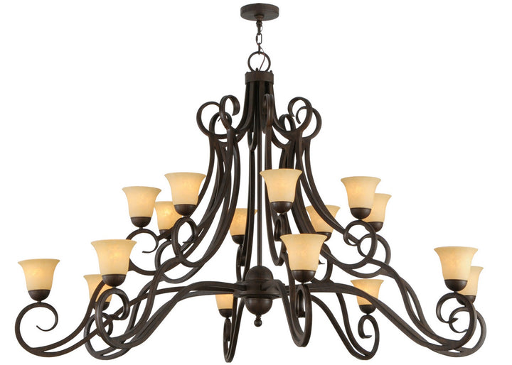 Meyda Tiffany Angelo 141671 Chandelier Light - Rust
