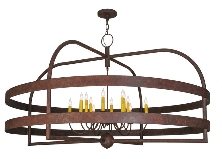 Meyda Tiffany Aldari 142301 Chandelier Light - Antique Copper