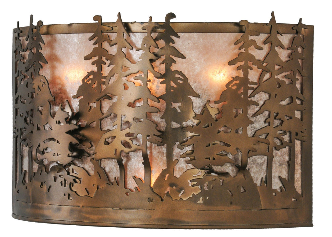 Meyda Tiffany Tall Pines 142346 Wall Light - Antique Copper