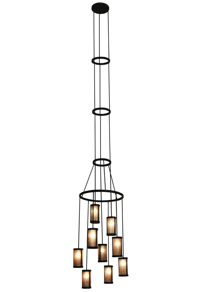 Meyda Tiffany Cartier 142437 Chandelier Light - Mahogany Bronze