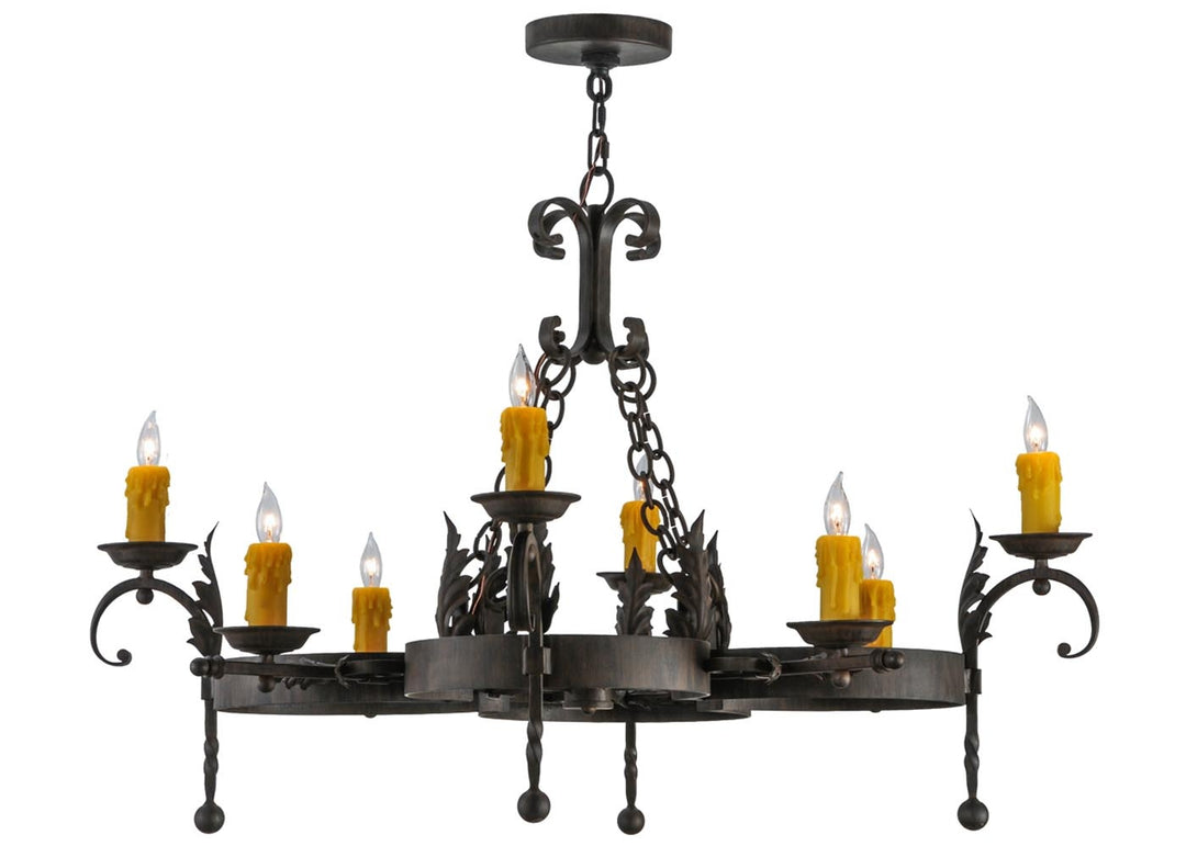 Meyda Tiffany Andorra 142876 Chandelier Light - Rust,Custom