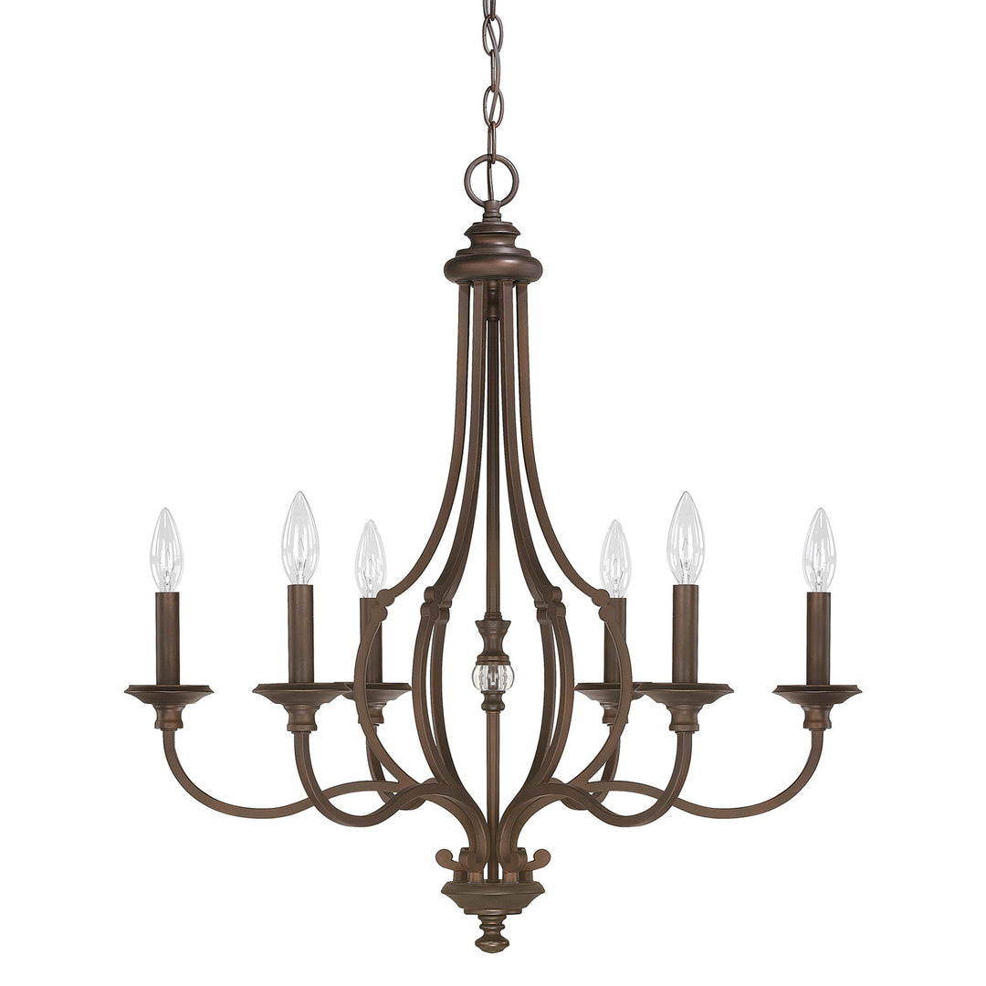 Capital Leigh 4706BB-000 Chandelier Light - Burnished Bronze