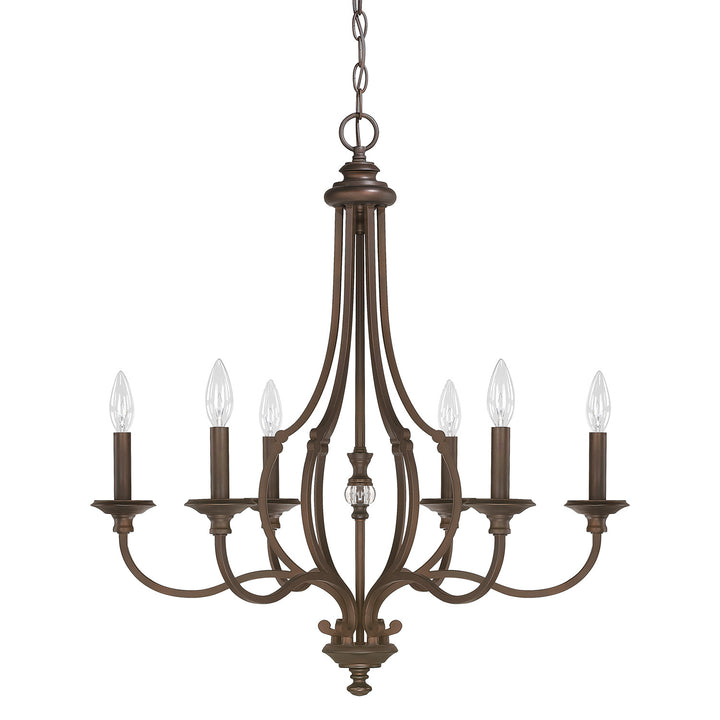 Capital Leigh 4706BB-000 Chandelier Light - Burnished Bronze