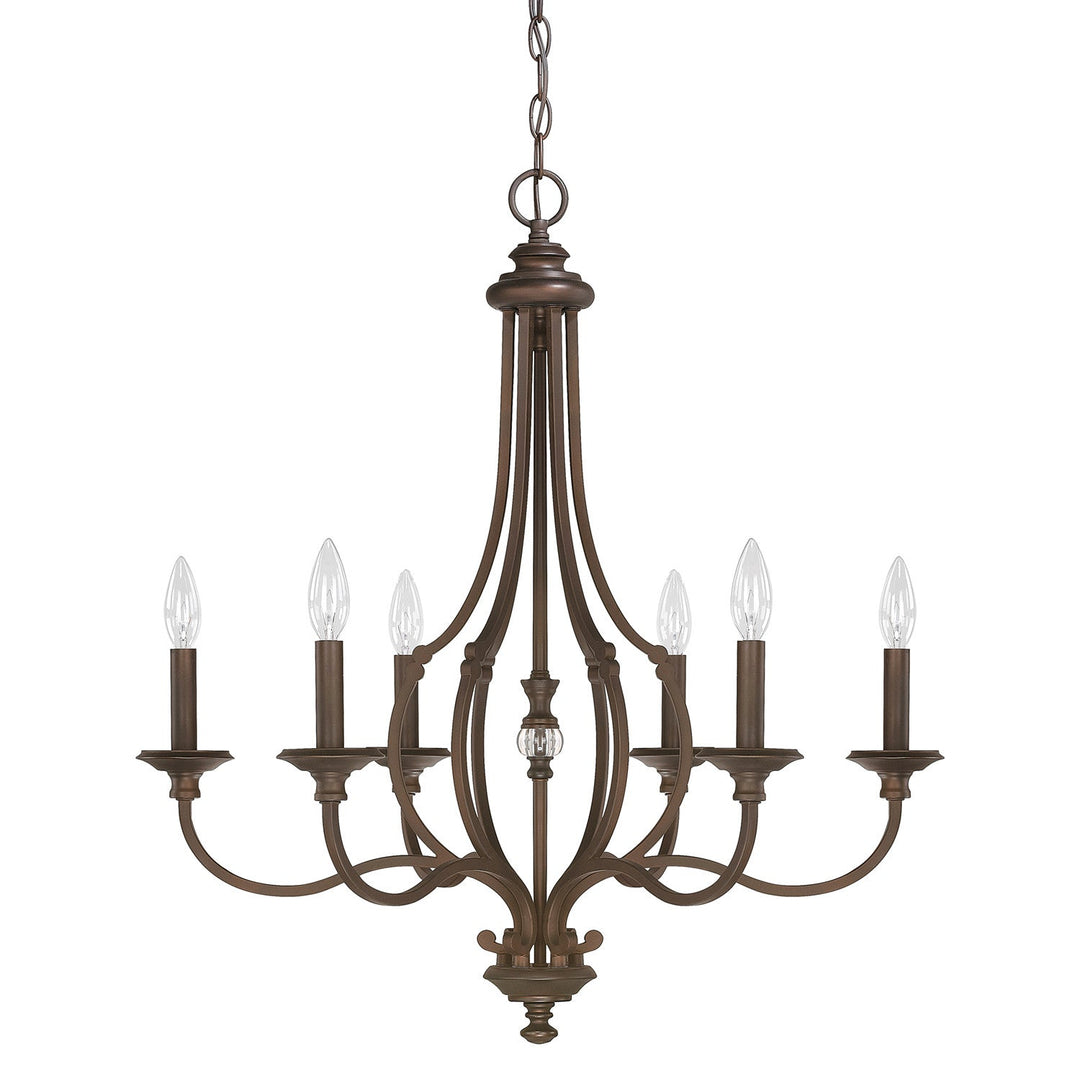 Capital Leigh 4706BB-000 Chandelier Light - Burnished Bronze