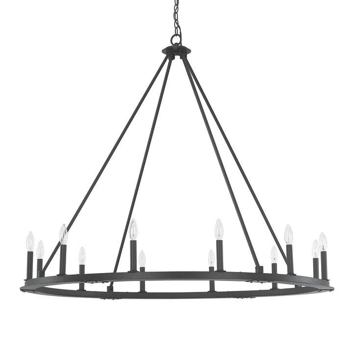 Capital Pearson 4912BI-000 Chandelier Light - Black Iron