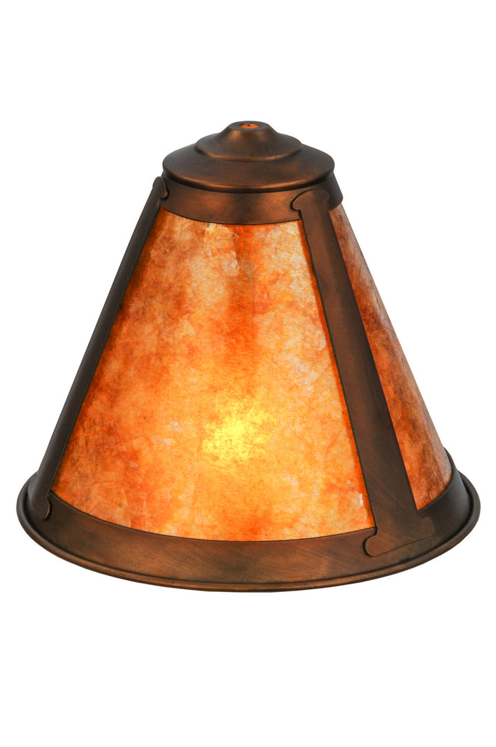 Meyda Tiffany Lighting 145306 Sutter Shade Lamp Shade Copper/Antique/Verde
