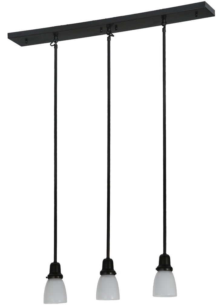 Meyda Tiffany Revival Oyster Bay 145379 Pendant Light - Craftsman Brown