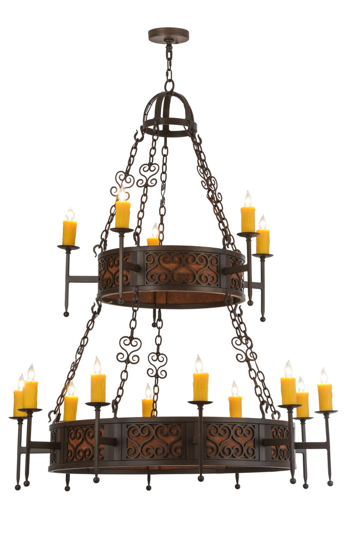 Meyda Tiffany Toscano 145918 Chandelier Light - Rust,Custom