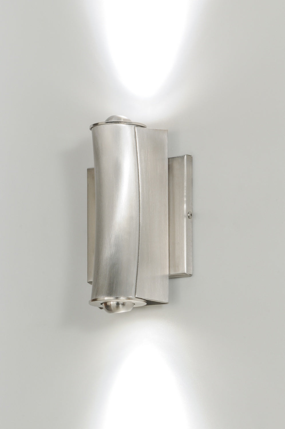 Meyda Tiffany Concave 145971 Wall Light - Stainless Steel