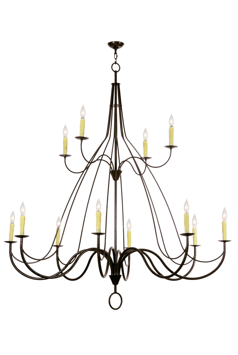 Meyda Tiffany Bell 146889 Chandelier Light - Timeless Bronze