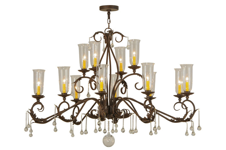 Meyda Tiffany Windsor 146948 Chandelier Light - Rust