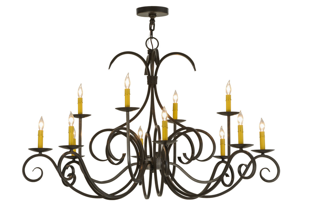 Meyda Tiffany Cypress 146968 Chandelier Light - Timeless Bronze