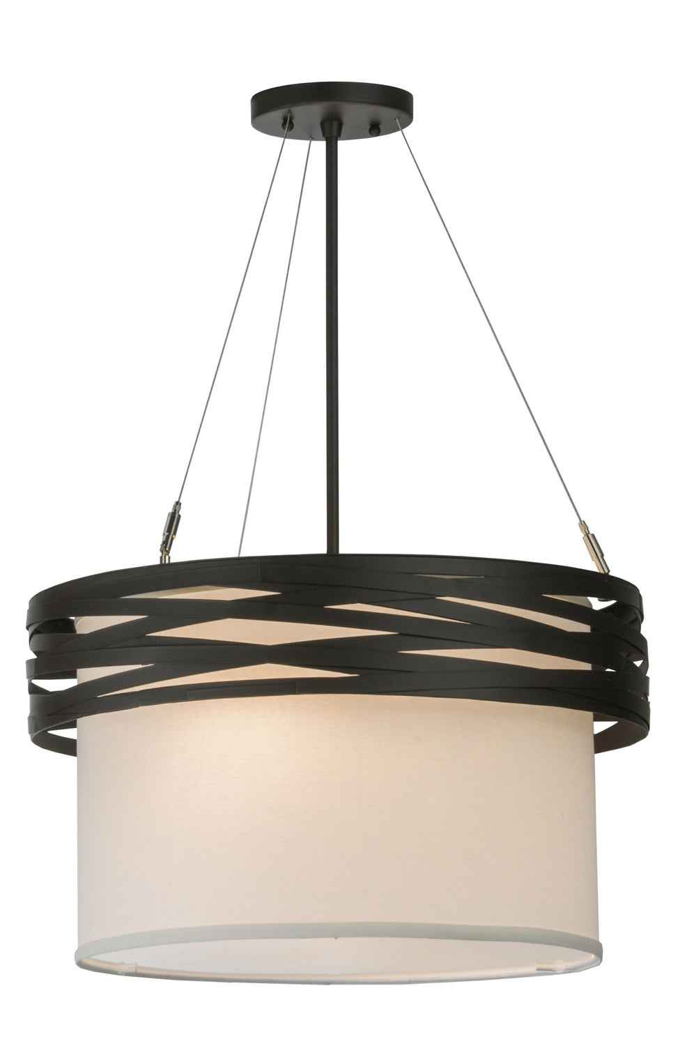 Meyda Tiffany Cilindro 147209 Pendant Light - Oil Rubbed Bronze