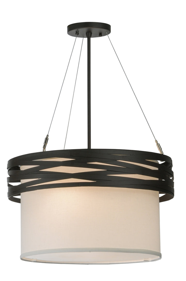 Meyda Tiffany Cilindro 147209 Pendant Light - Oil Rubbed Bronze