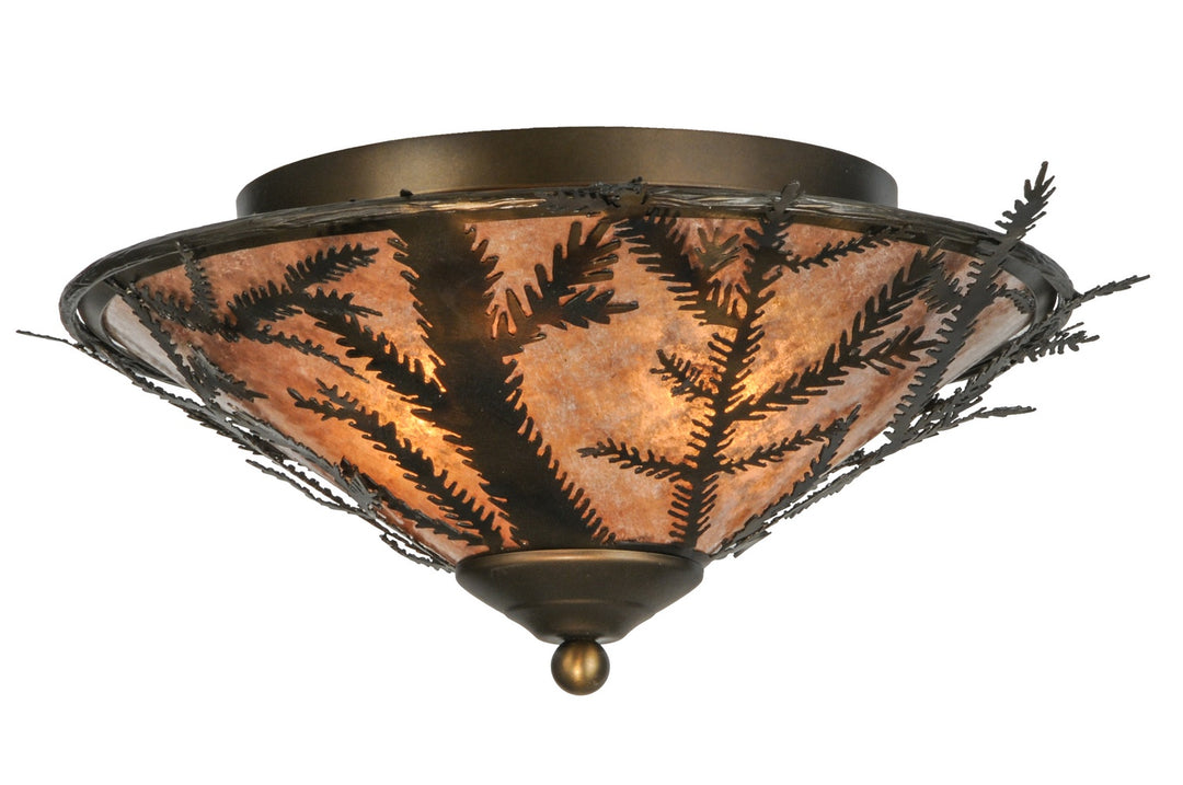 Meyda Tiffany Pine Branch 147431 Ceiling Light - Antique Copper