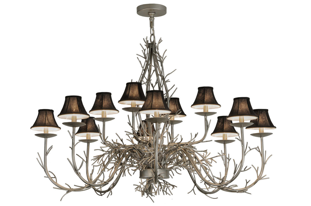 Meyda Tiffany Twigs 147591 Chandelier Light - Nickel
