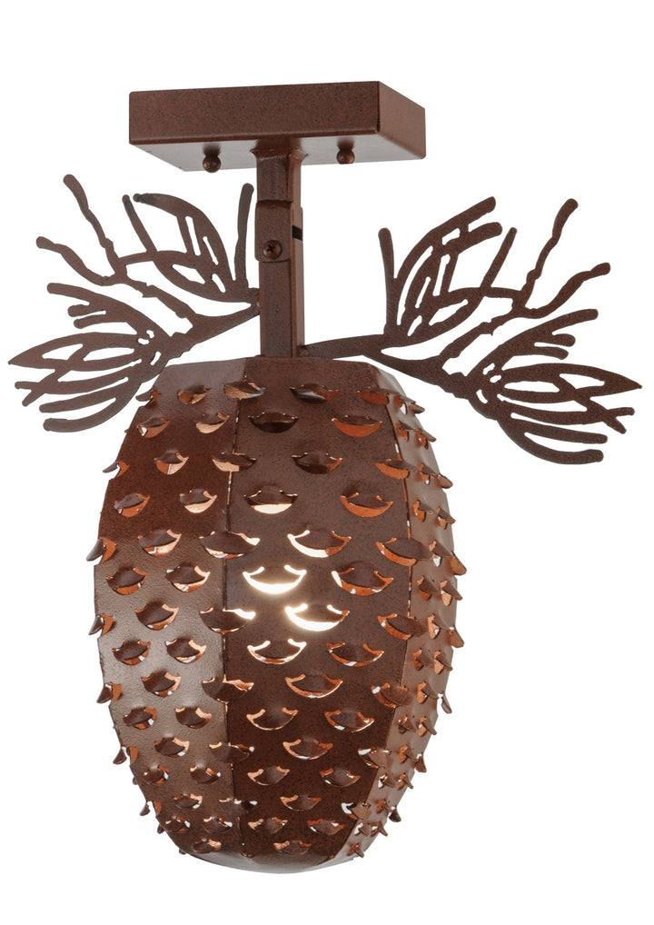 Meyda Tiffany Stoneycreek 147789 Ceiling Light - Rust