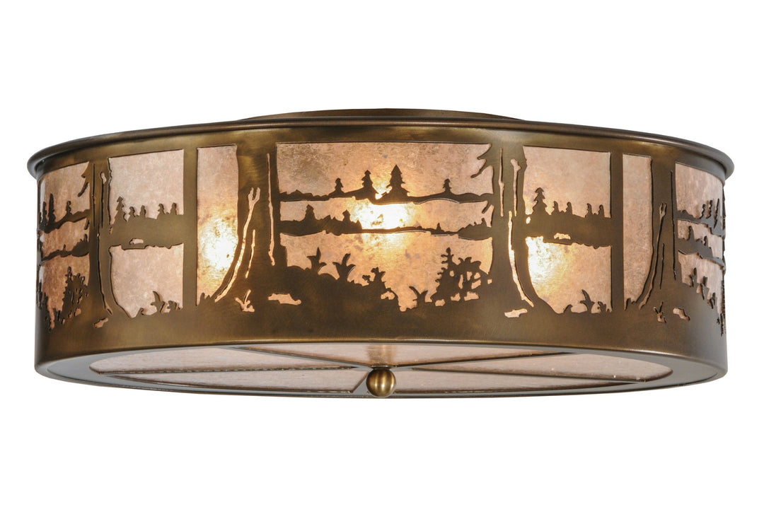 Meyda Tiffany Quiet Pond 148476 Ceiling Light - Antique Copper