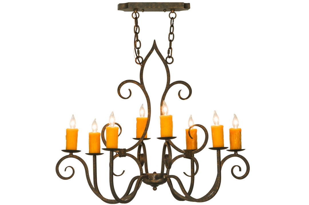 Meyda Tiffany Clifton 149115 Chandelier Light - Oil Rubbed Bronze